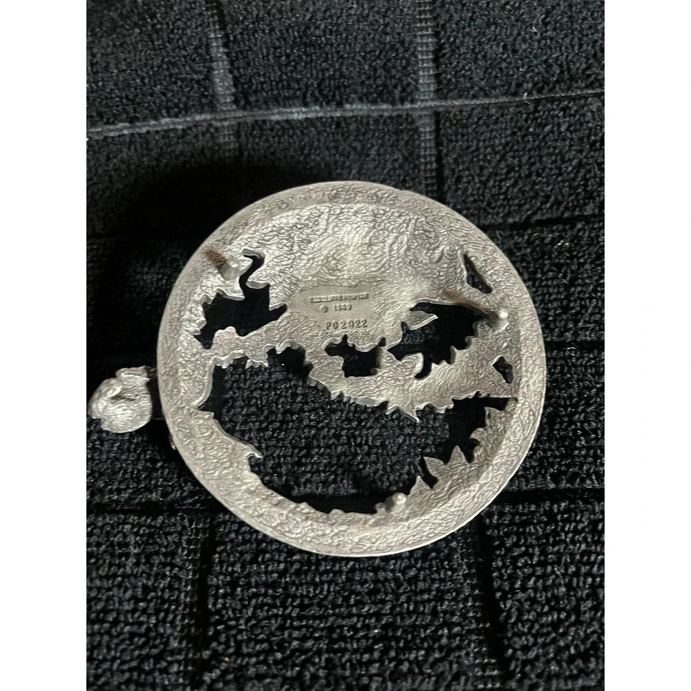 1989 RAWCLIFFE PEWTER Rabbits CANDLE OR POTPOURRI TOPPER, topper only [W]